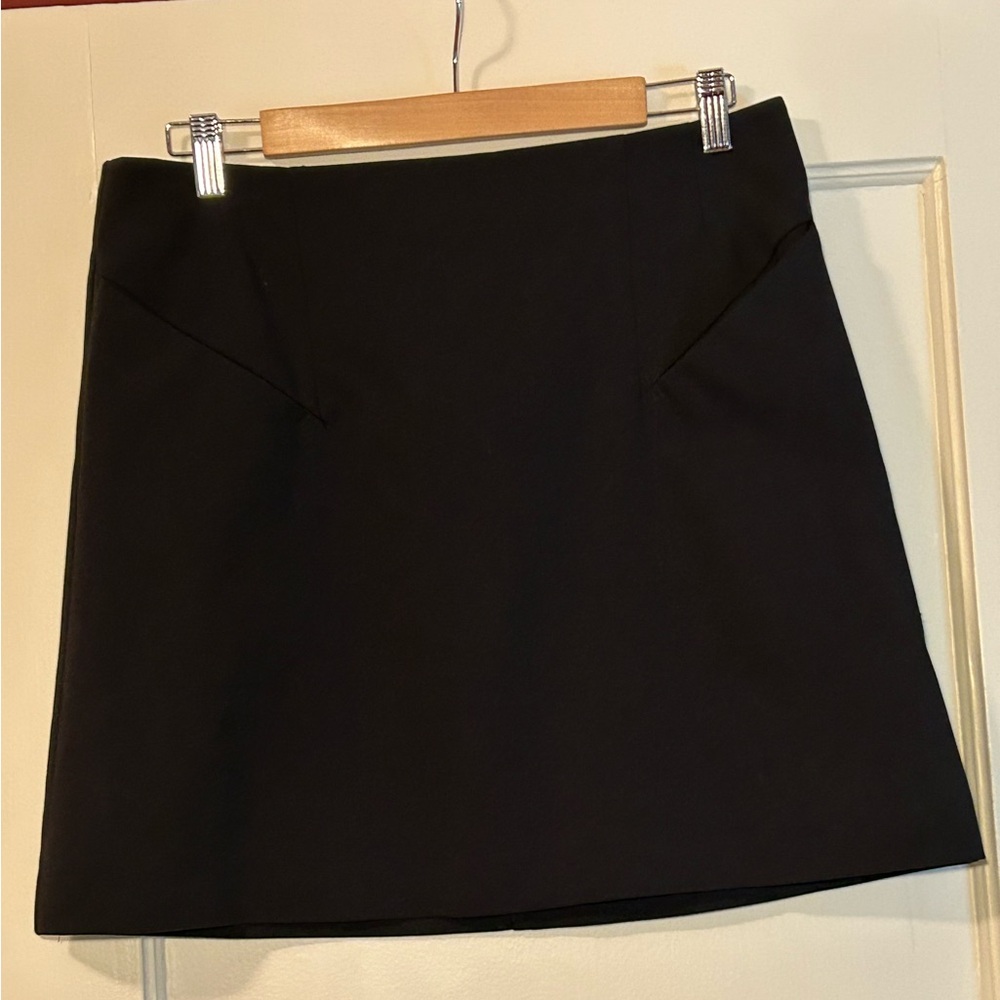 H&M Classic A-Line Black Mini Skirt Size 12